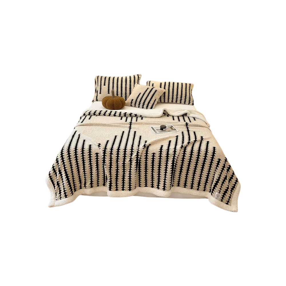 Manta de invierno Jacquard mullida