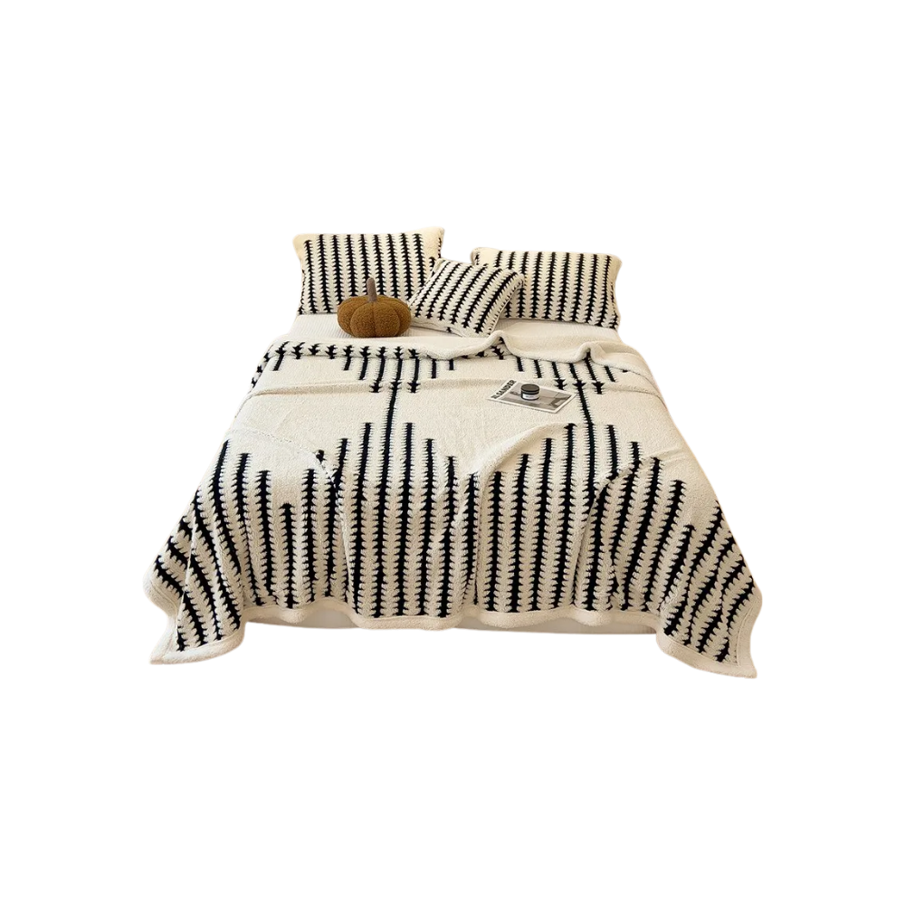 Manta de invierno Jacquard mullida
