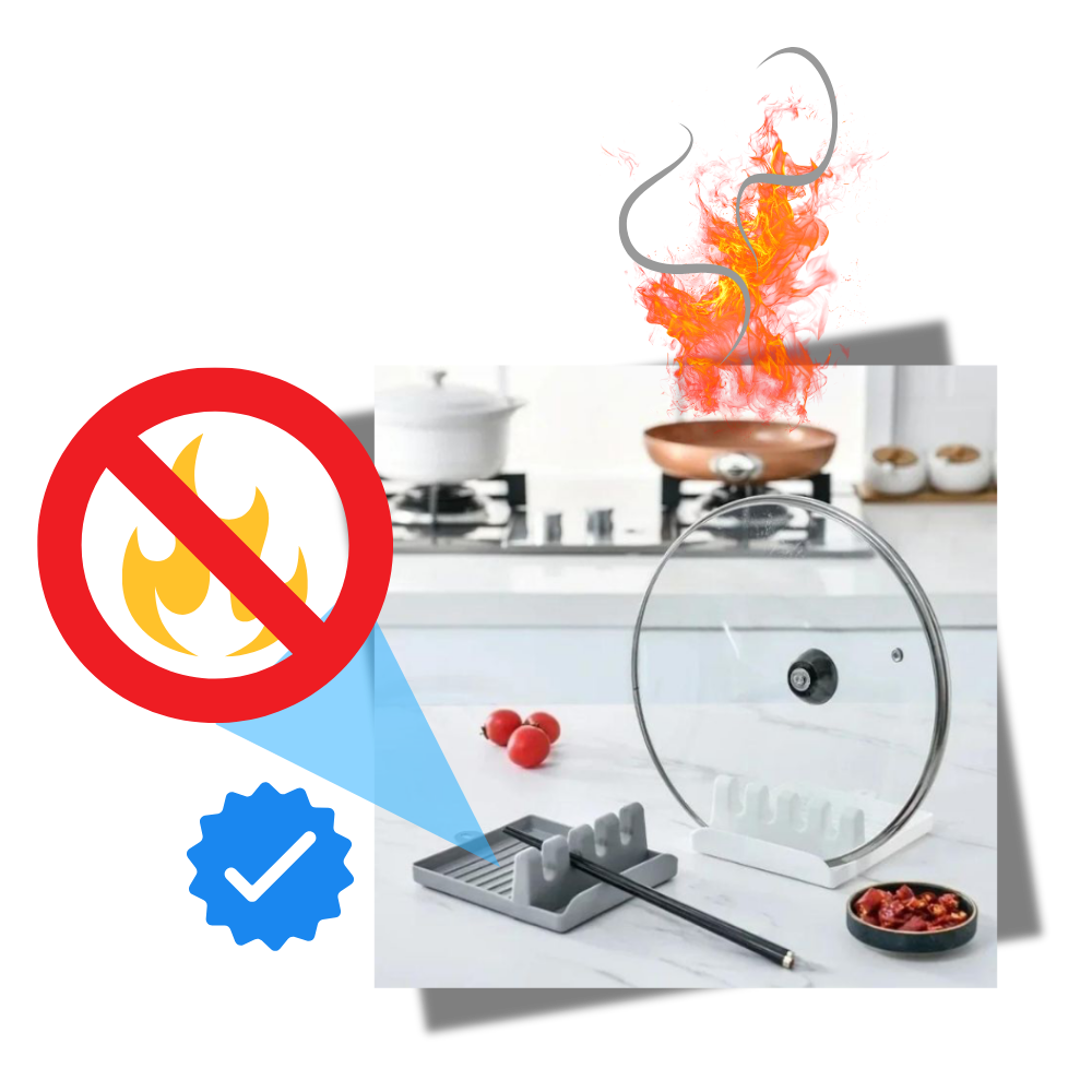 Soporte antideslizante para espátulas - Ozerty