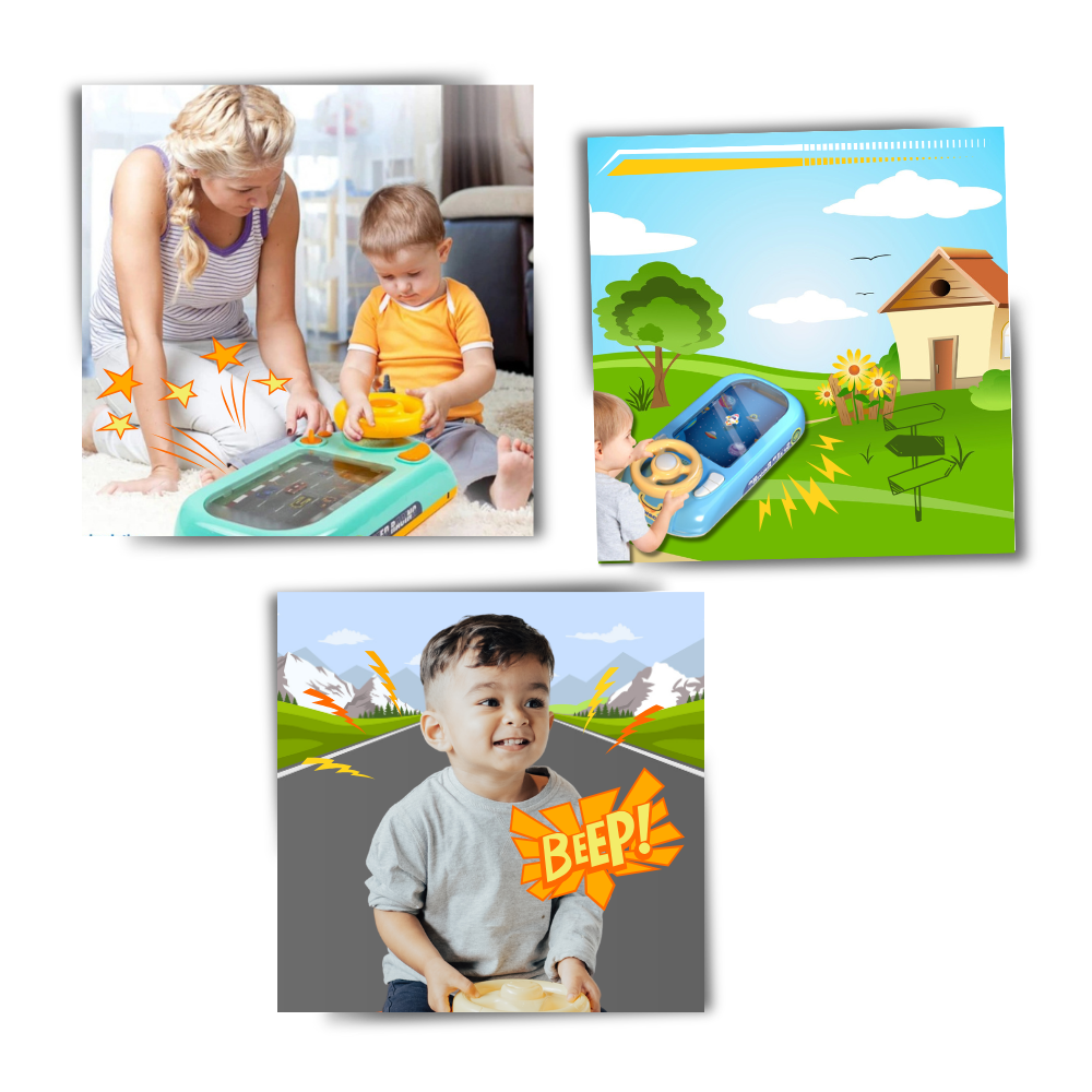 Juguete simulador de conducción educativa
- Ozerty