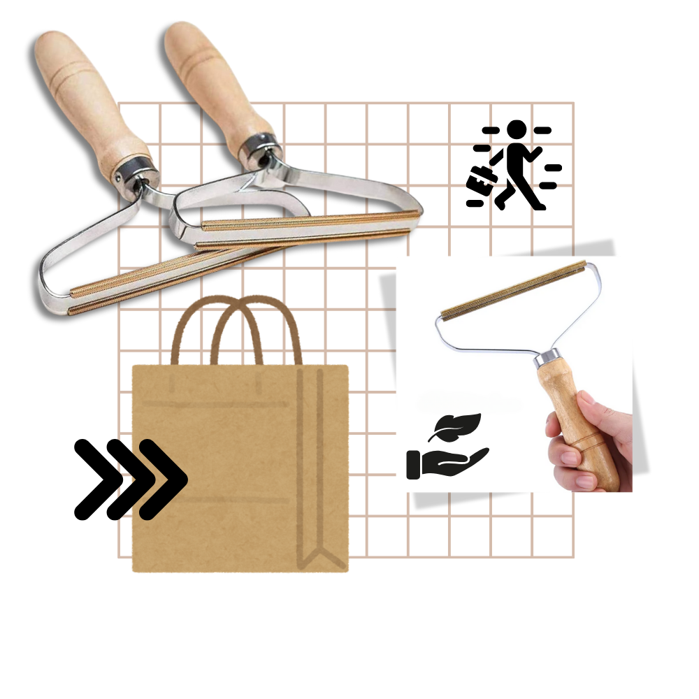 Cepillo limpiador de pelo de mascota - Ozerty