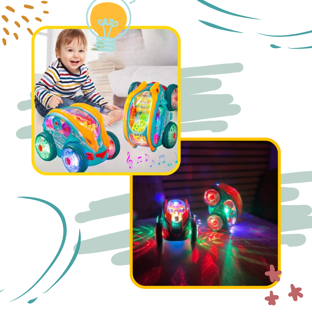 Coche de juguete propulsado por engranajes - Ozerty