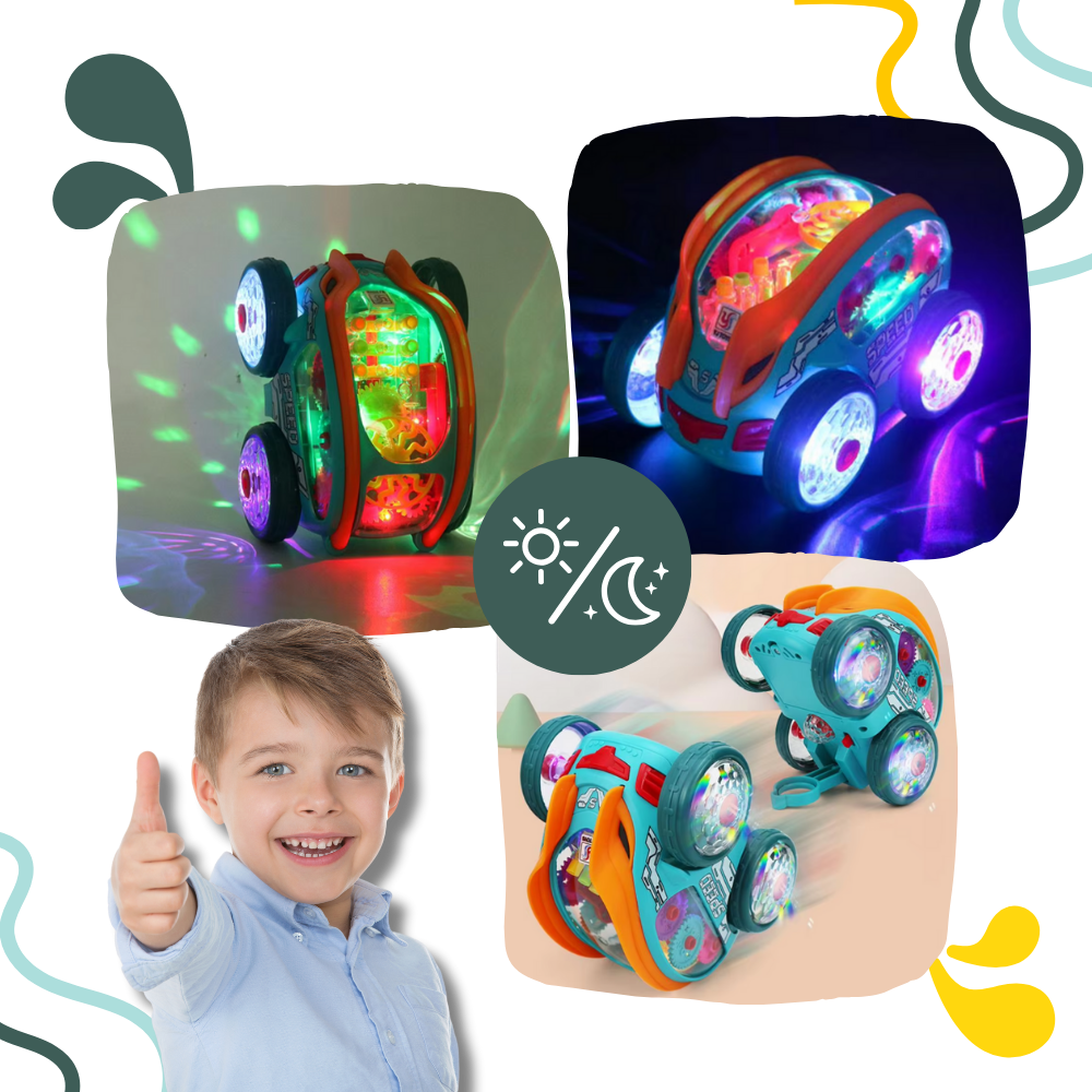 Coche de juguete propulsado por engranajes - Ozerty