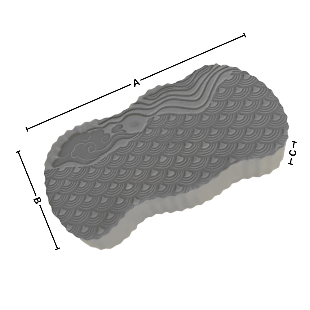 Esponja de baño sueva y exfoliante - Ozerty