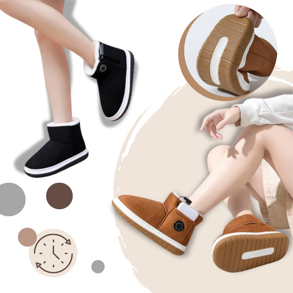 Zapatillas de algodón con calefacción mediante grafeno - Ozerty