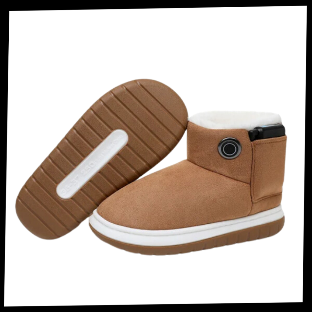 Zapatillas de algodón con calefacción mediante grafeno - Ozerty