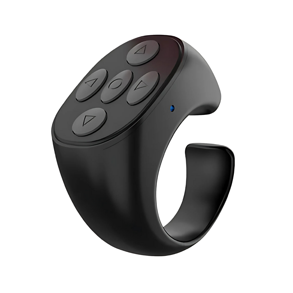 Anillo inteligente manos libres -Negro - Ozerty