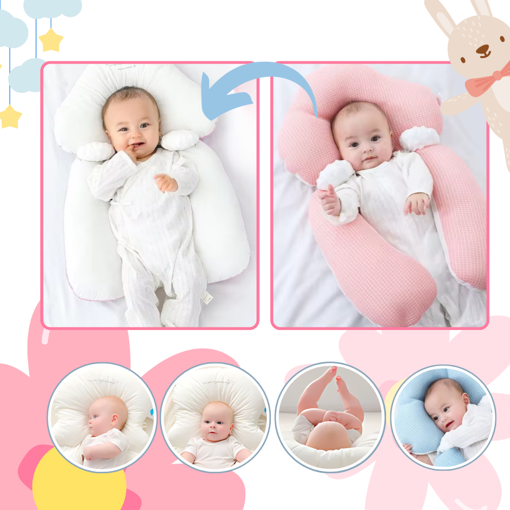 Cojín de lactancia con protección craneal - Ozerty