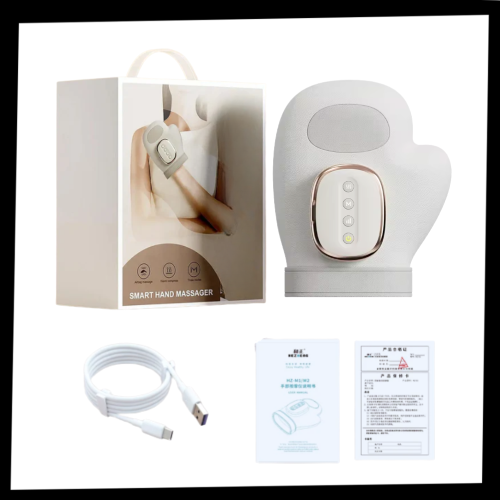 Guante de masaje por compresión térmica - Ozerty