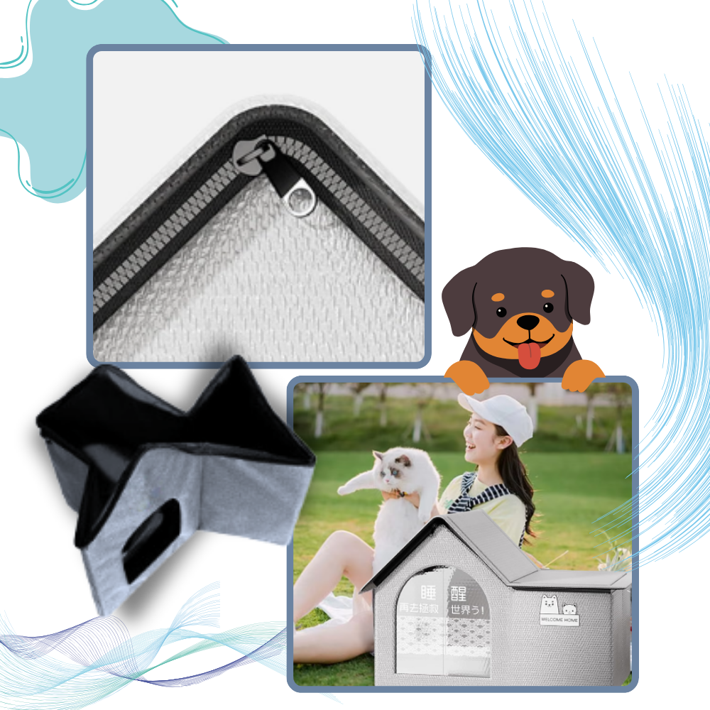 Casa para gatos con aislamiento término y refrigeración
- Ozerty