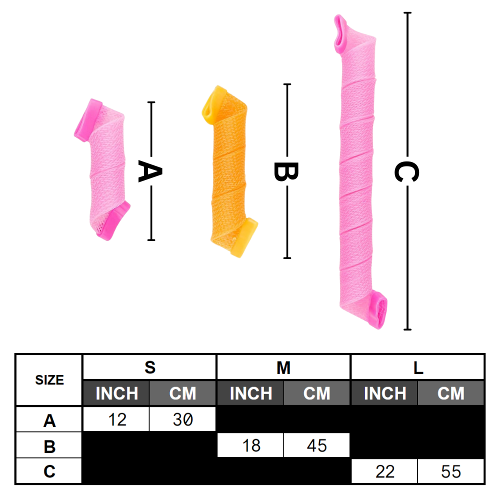 Kit de rulos para rizos sin calor
- Ozerty