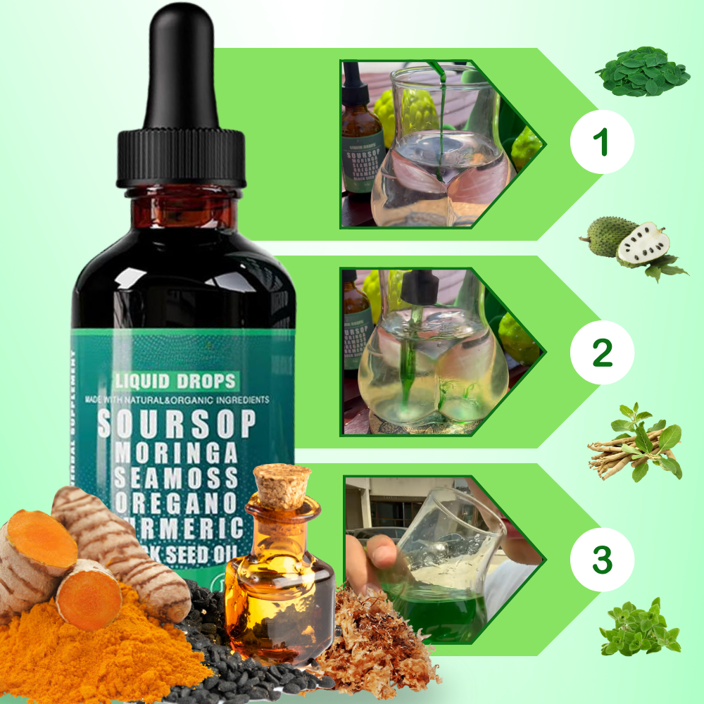 Gotas de guanábana Herbal Vitality - Ozerty