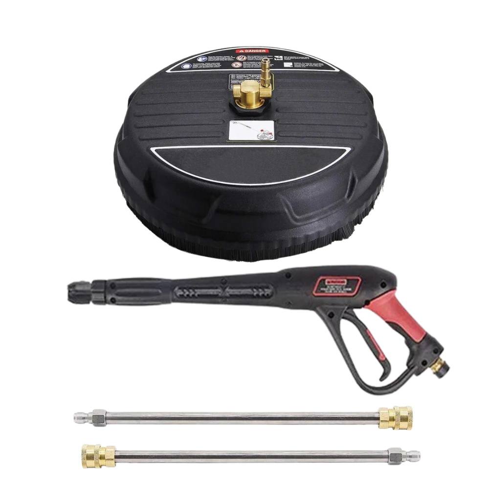 Hidrolimpiadora de alta presión con doble función
-Disco + 2 conectores - Ozerty