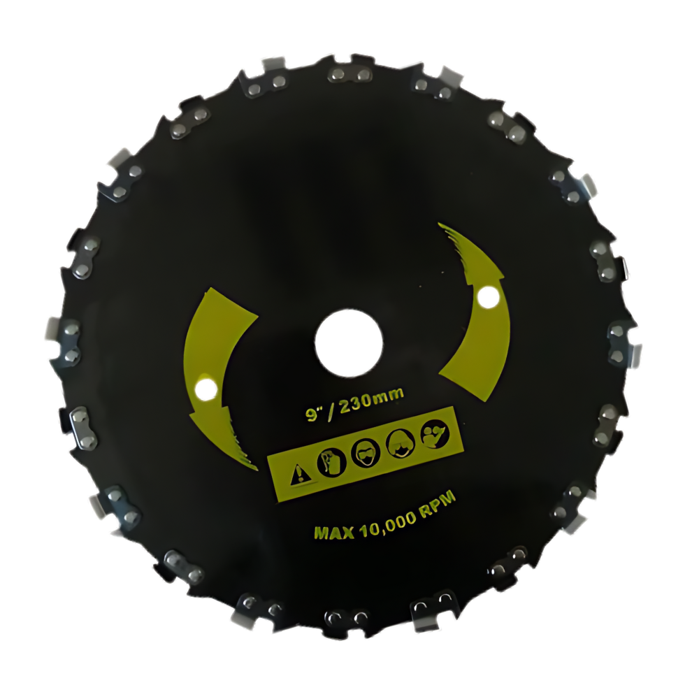 Cabezal de acero de altas revoluciones
-9 pulgadas/230 mm - Ozerty