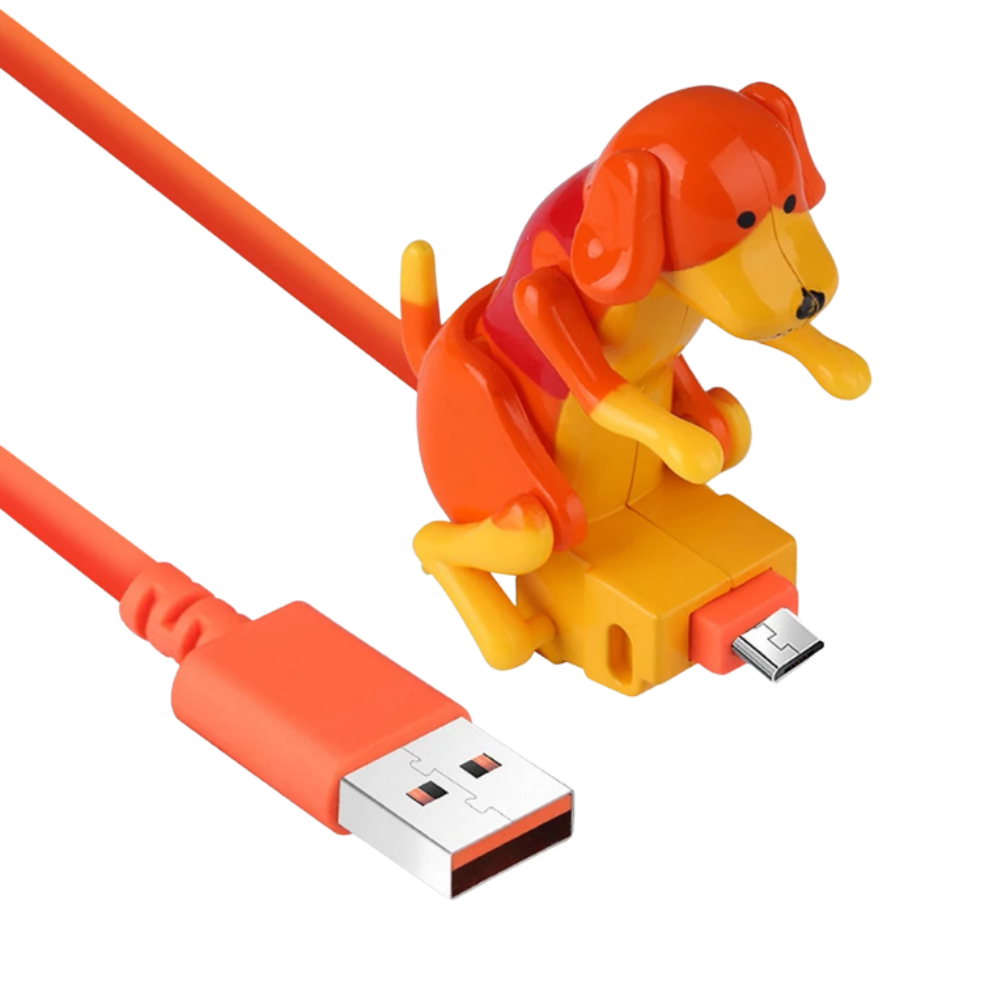 Cable de carga rápida Humping Dog
-Orange/AndroidOrange/AppleOrange/Tipo C - Ozerty