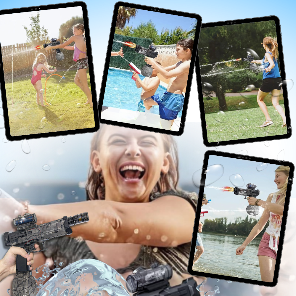 Pistola de agua de juguete Hydro Pulse - Ozerty