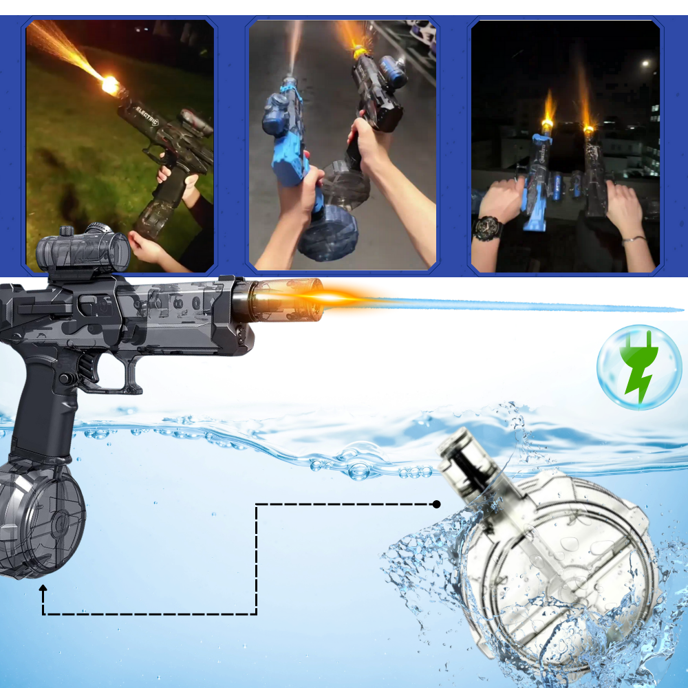 Pistola de agua de juguete Hydro Pulse - Ozerty