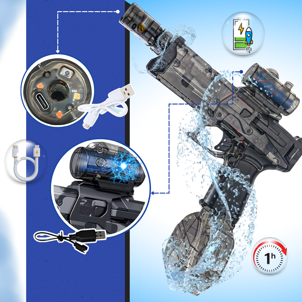 Pistola de agua de juguete Hydro Pulse - Ozerty