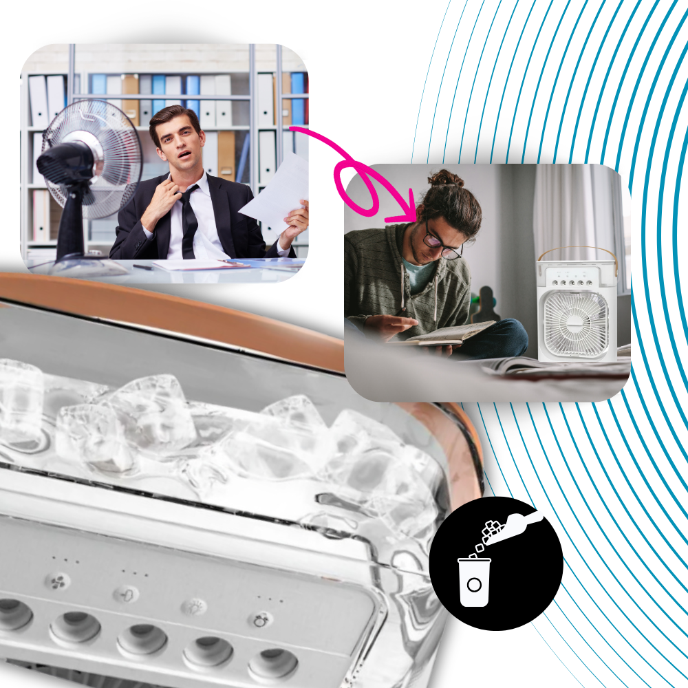 Aire acondicionado portátil con refrigeración por agua
- Ozerty