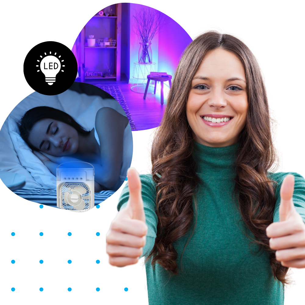 Aire acondicionado portátil con refrigeración por agua
- Ozerty