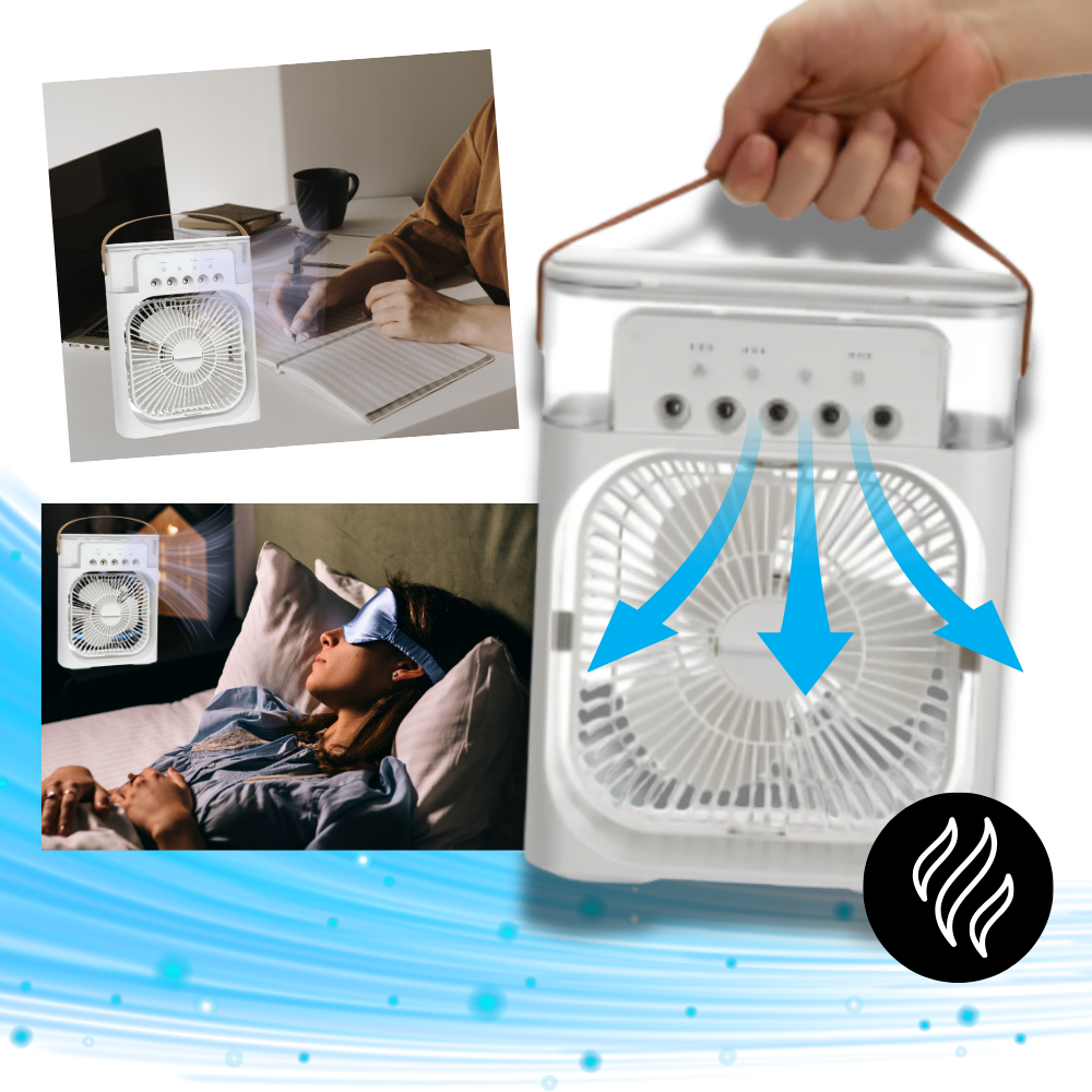 Aire acondicionado portátil con refrigeración por agua
- Ozerty