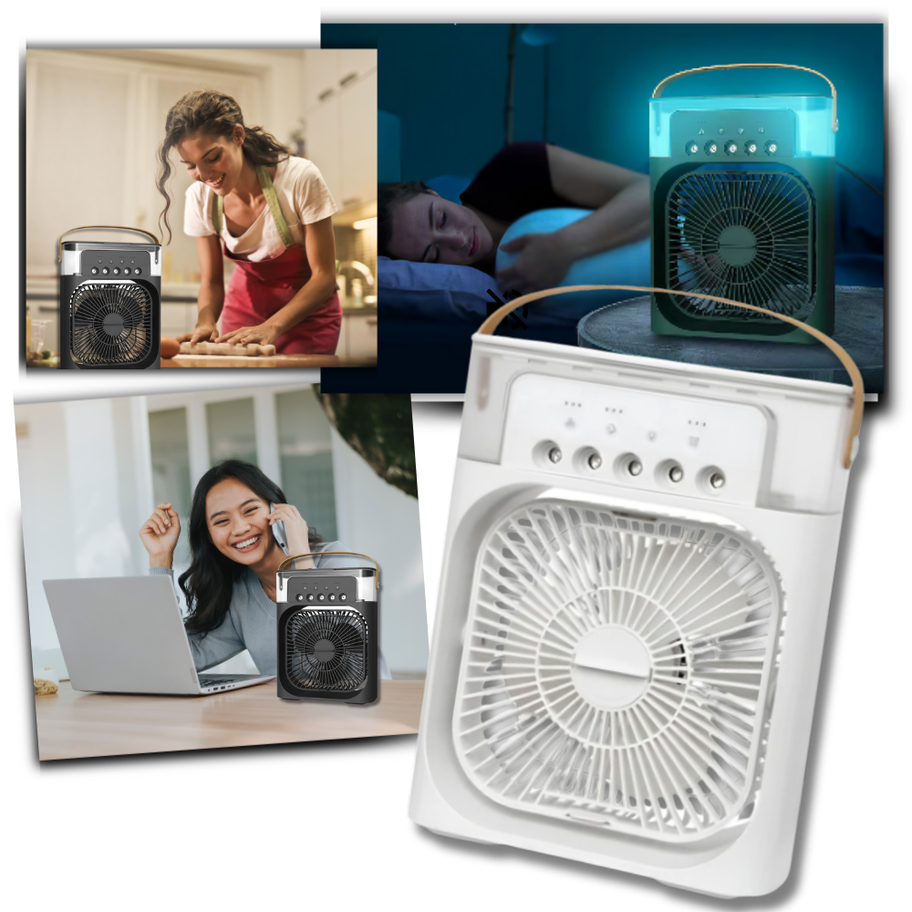 Aire acondicionado portátil con refrigeración por agua
- Ozerty