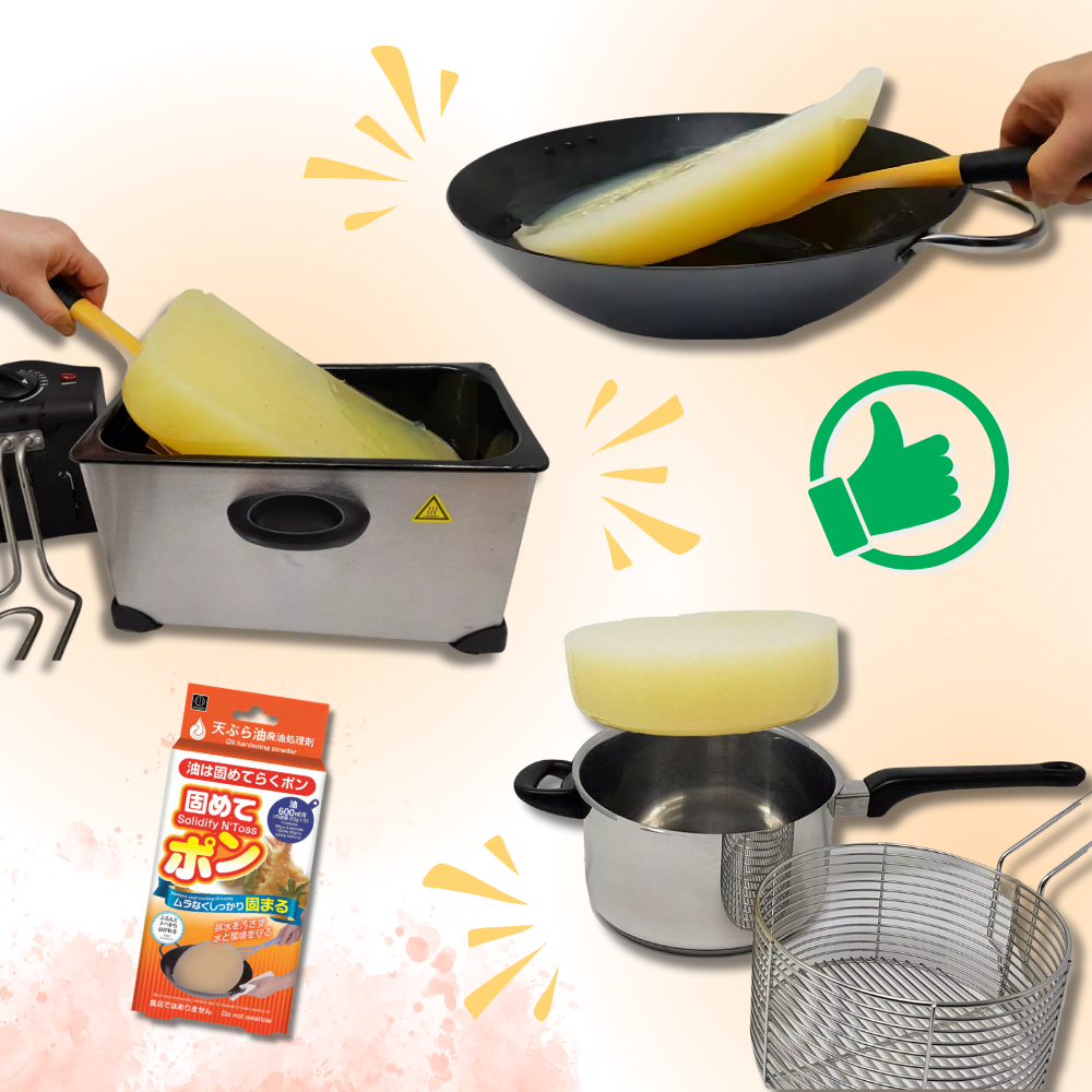 Polvo solidificante de aceite de cocina - Ozerty