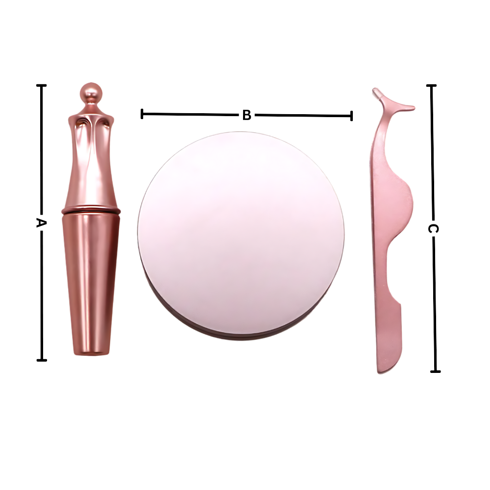 Pestañas hipoalergénicas sin pegamento
- Ozerty