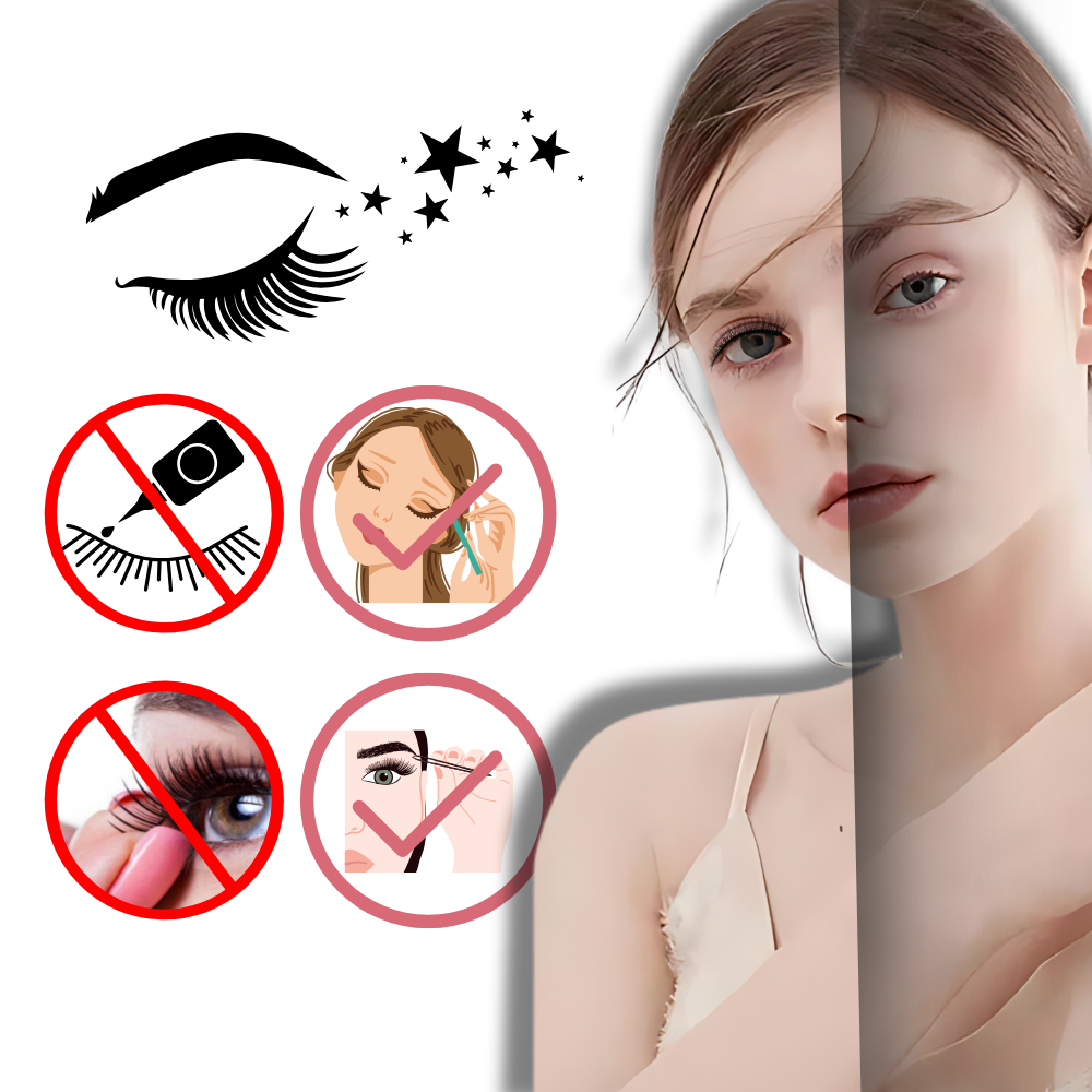 Pestañas hipoalergénicas sin pegamento
- Ozerty