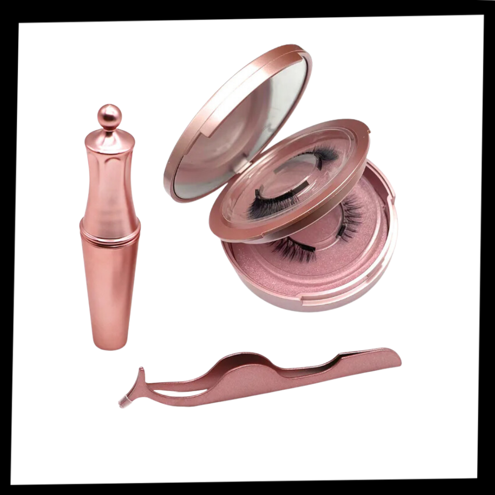 Pestañas hipoalergénicas sin pegamento
- Ozerty