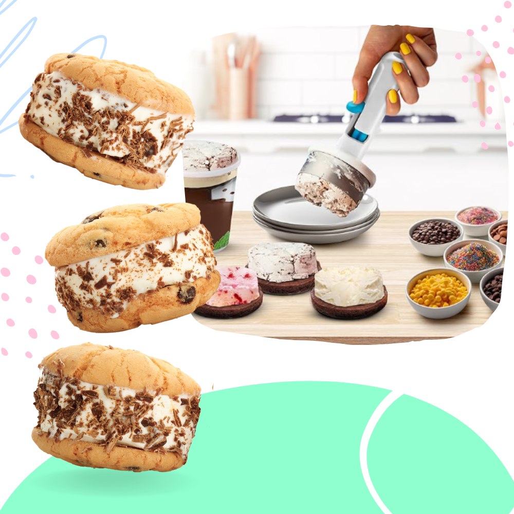 Molde de prensado para hacer helados redondos - Ozerty