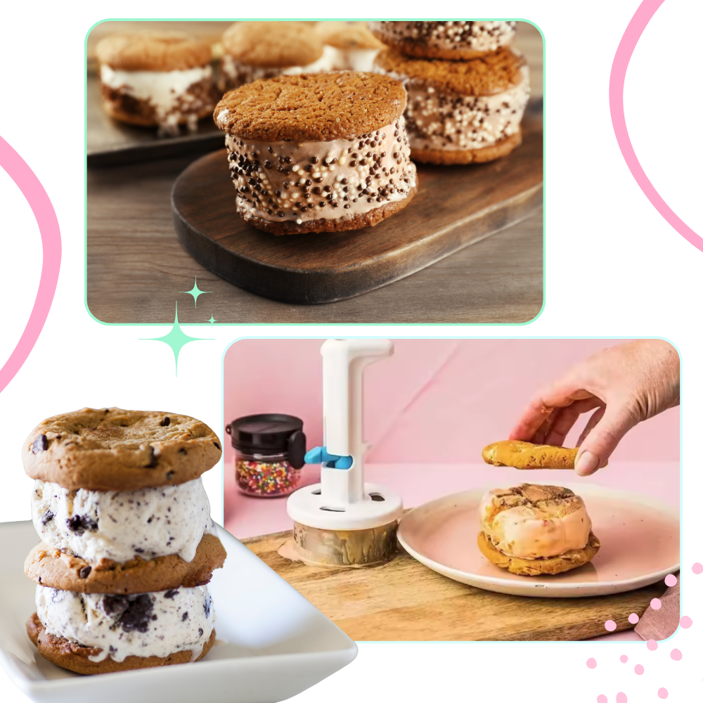 Molde de prensado para hacer helados redondos - Ozerty