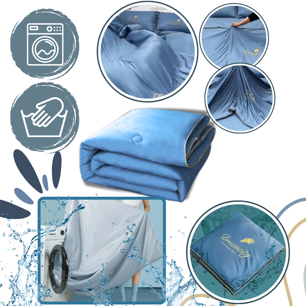 Funda nórdica de lino suave y seda de hielo - Ozerty