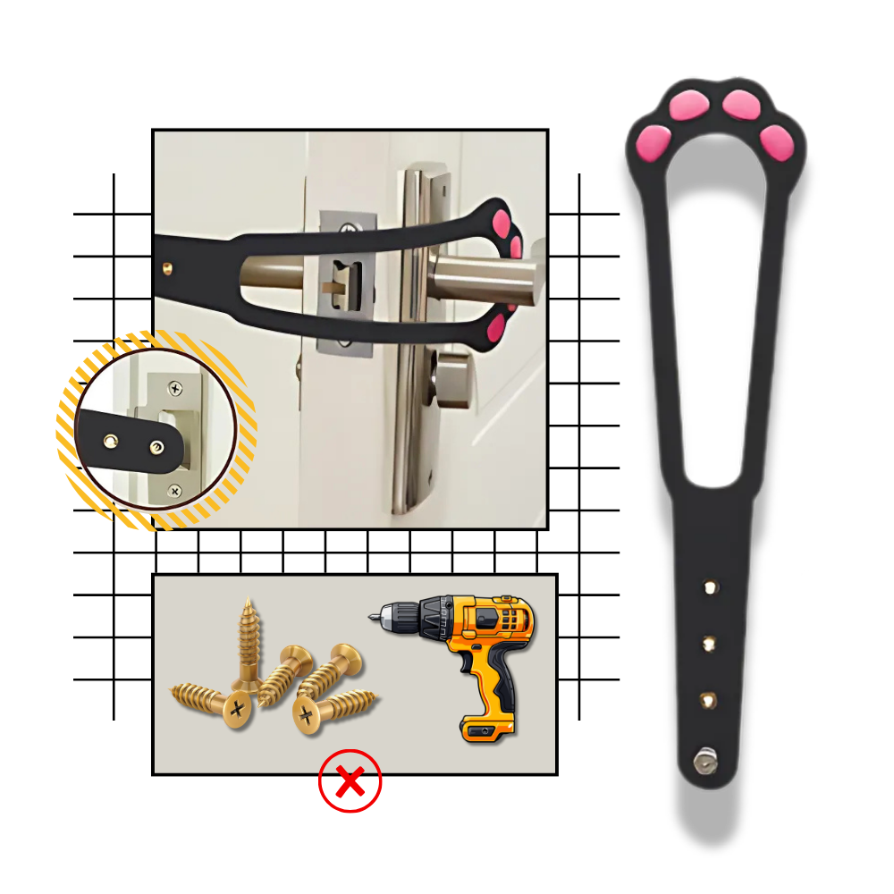 Cierre de puerta para gatos - Ozerty