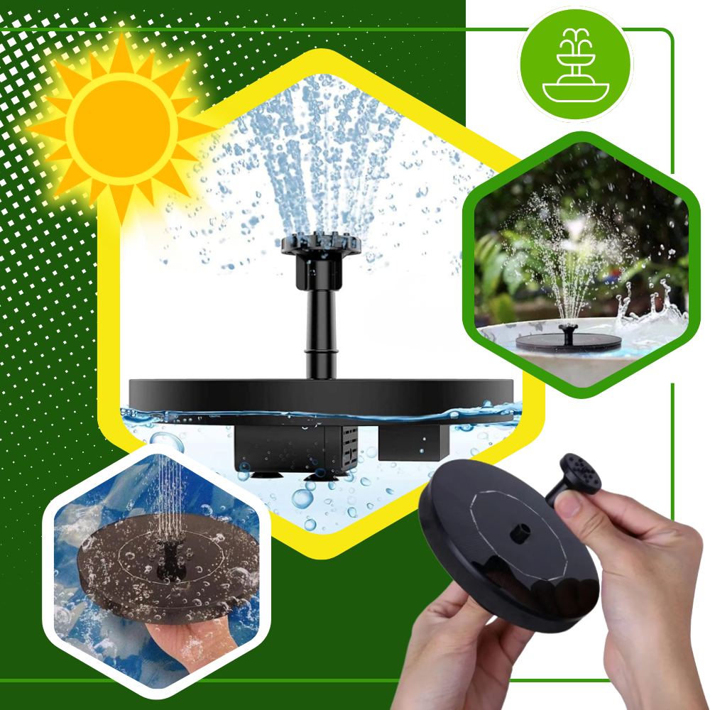 Fuente solar flotante Instant Charm Garden - Ozerty