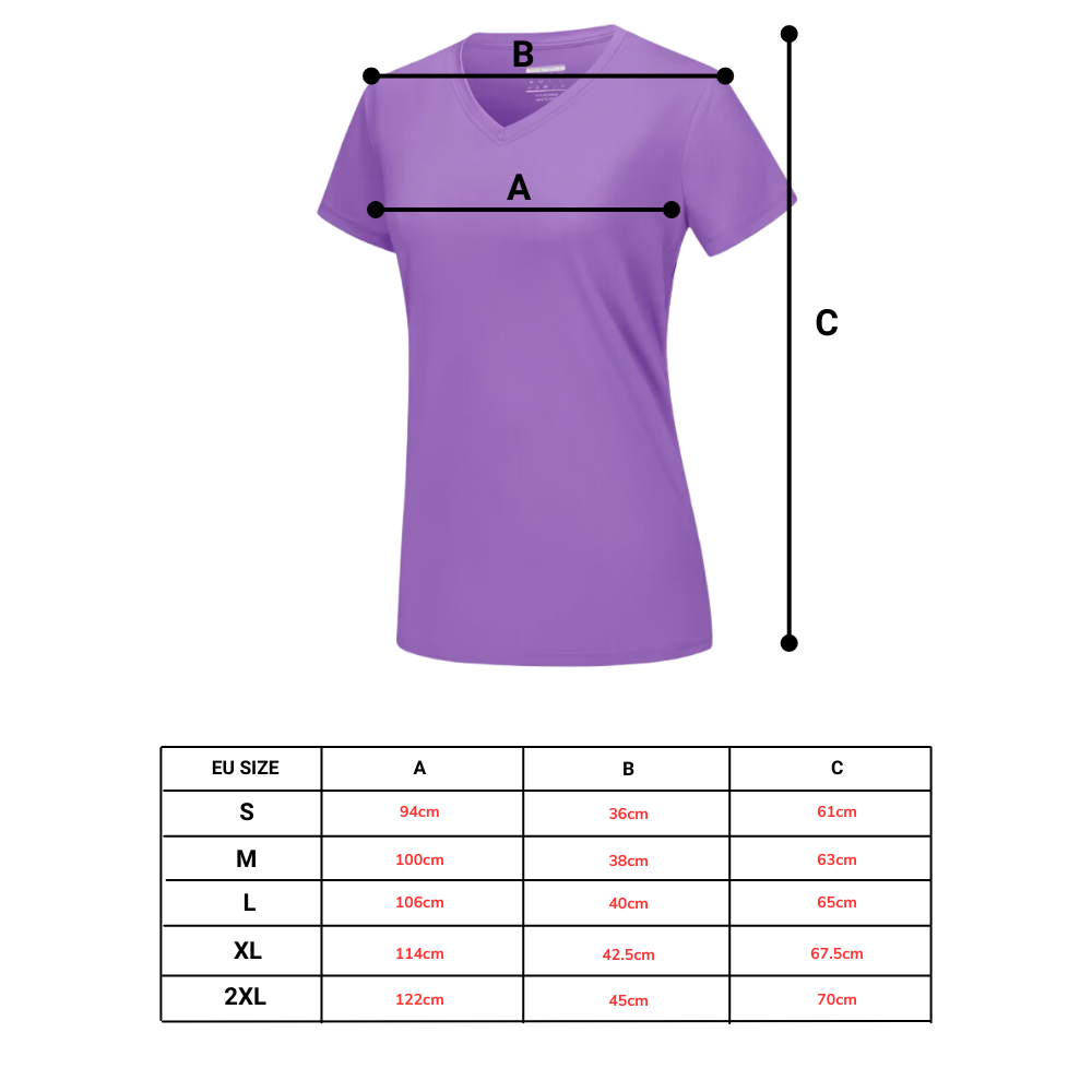 Camiseta de refrigeración instantánea para mujer con cuello de pico
- Ozerty