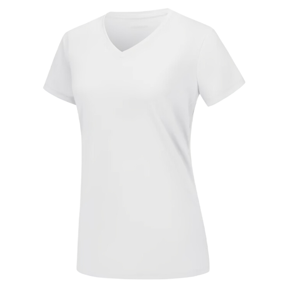 Camiseta de refrigeración instantánea para mujer con cuello de pico
-Blanco - Ozerty