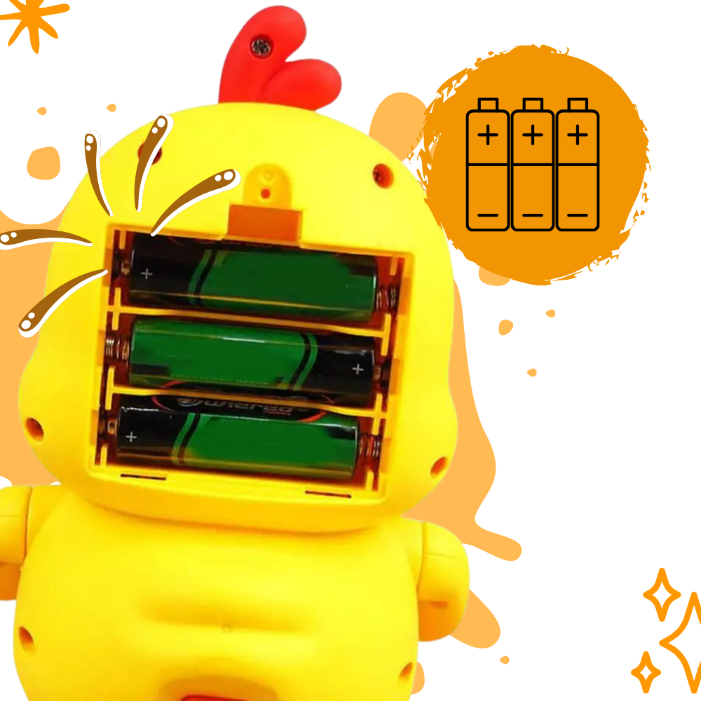 Juguete interactivo luminoso con forma de pato bailarín
- Ozerty