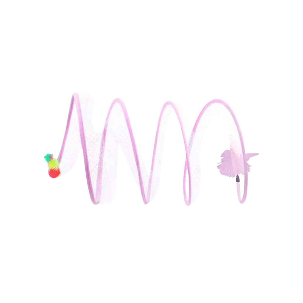 Túnel interactivo y compacto para gatos
-Morado - Ozerty