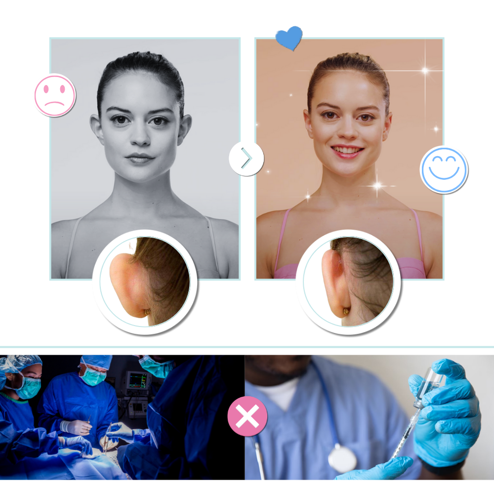 Parches invisibles para orejas - Ozerty