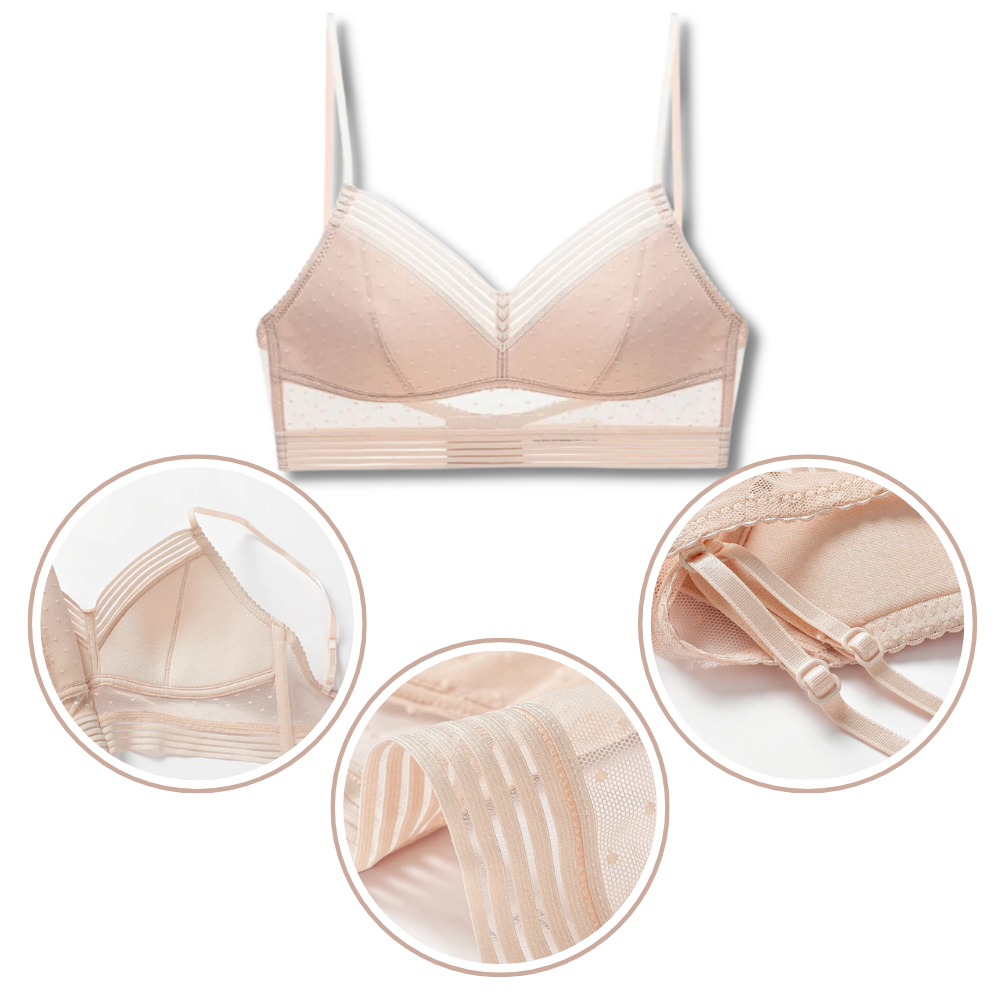 Sujetador con encaje invisible sin costuras
- Ozerty