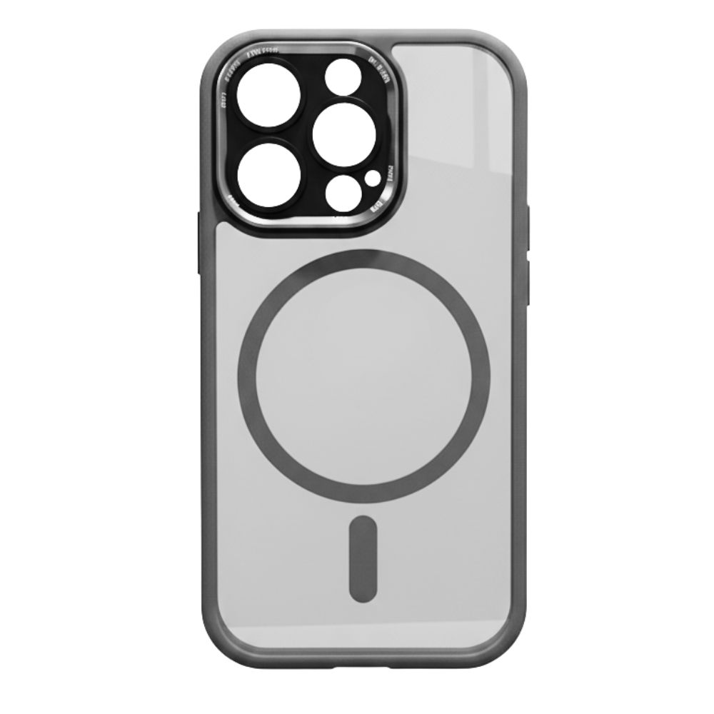 Funda magnética a prueba de golpes para iPhone -Gris - Ozerty