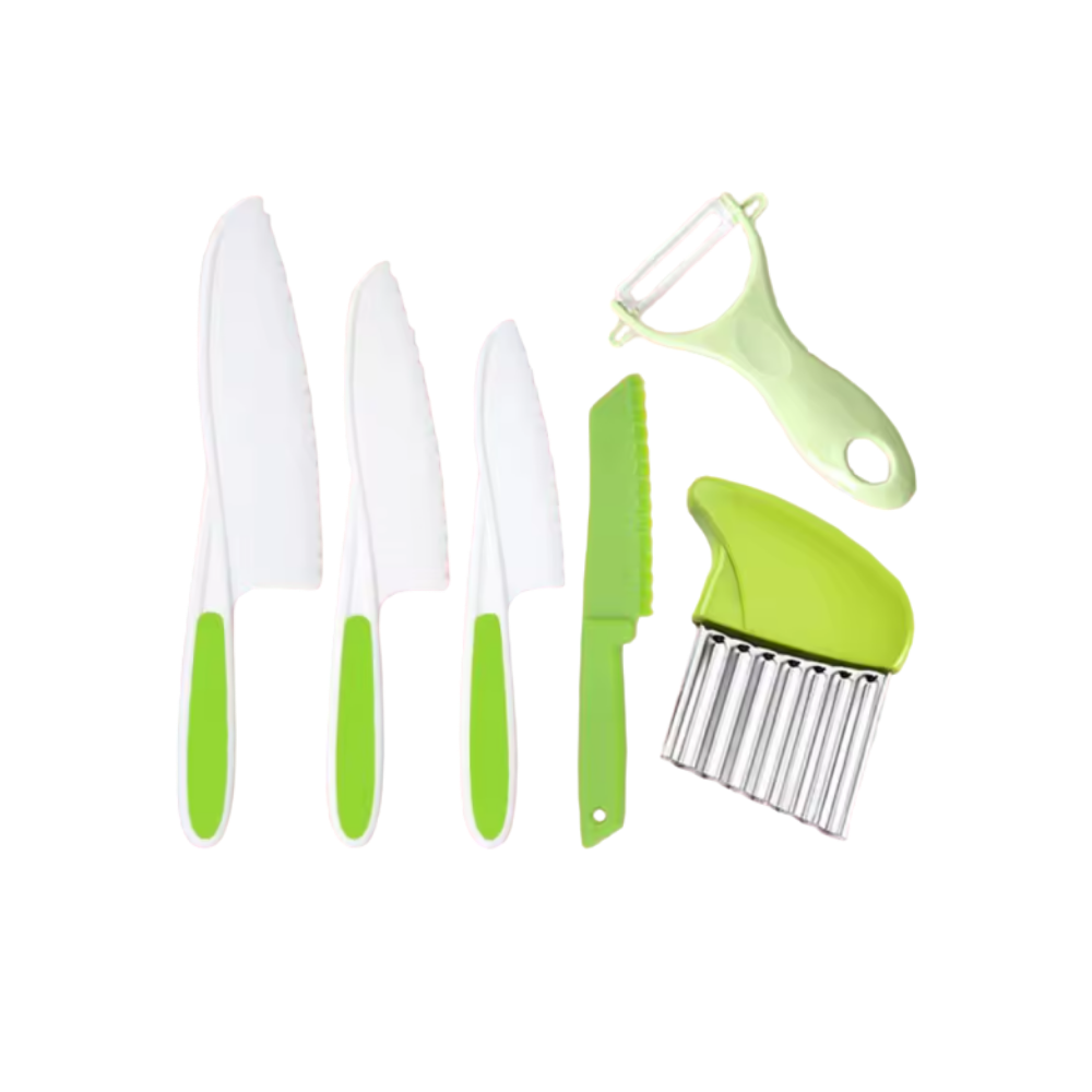Juego de cocina para niños -Verde - Ozerty