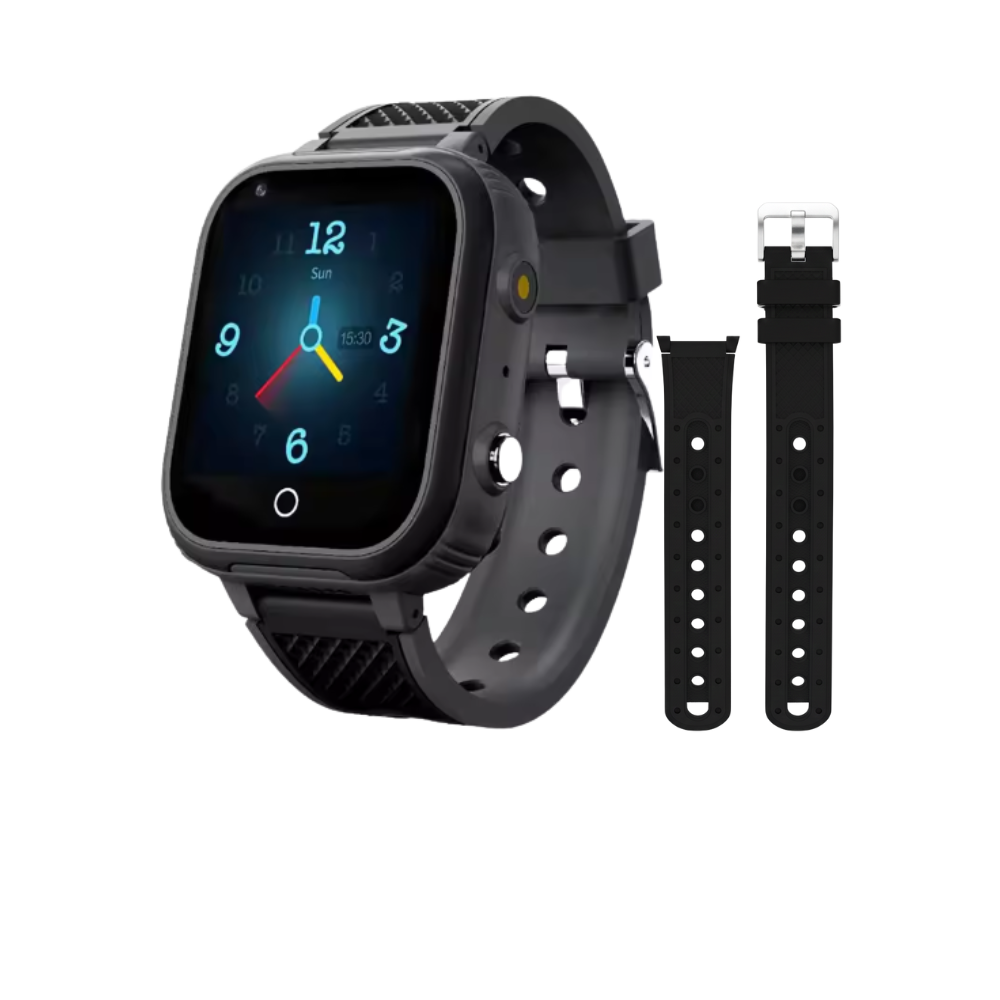 Reloj inteligente con supervisión para niños -Negro - Ozerty