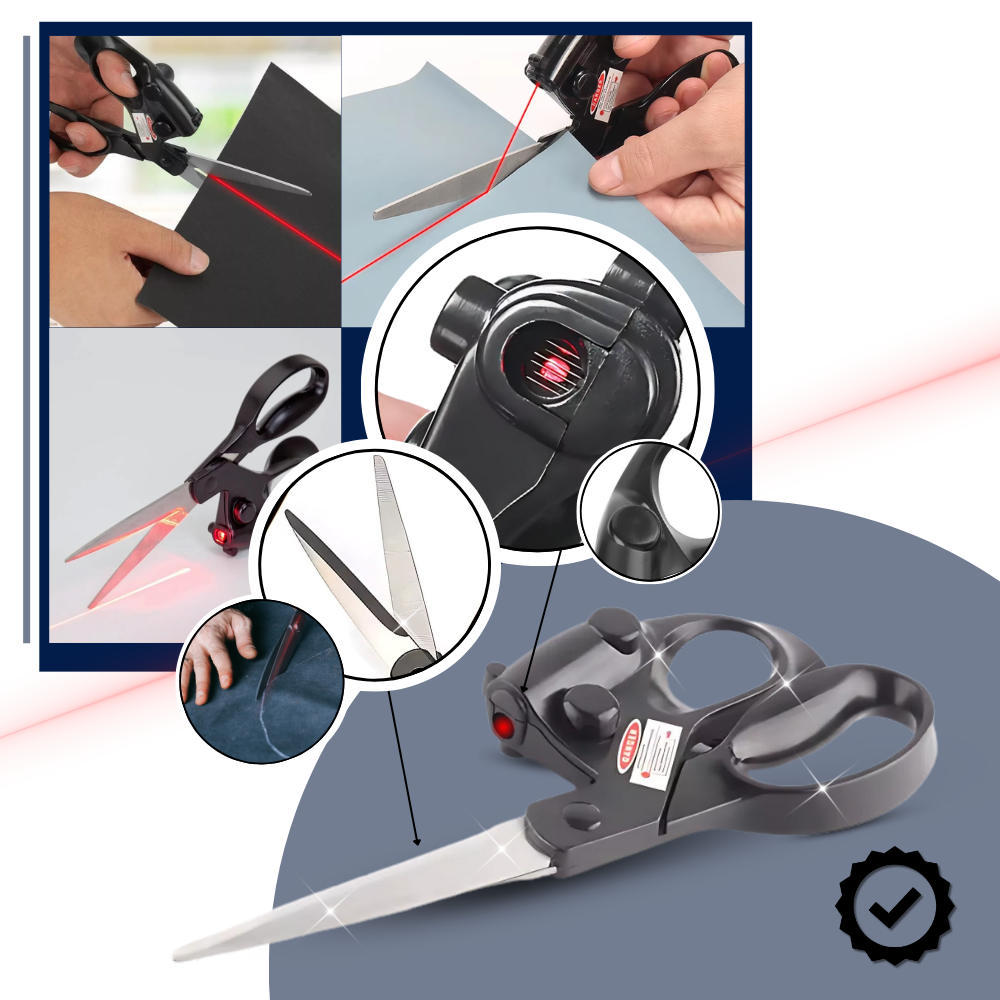 Tijeras con guía láser - Ozerty