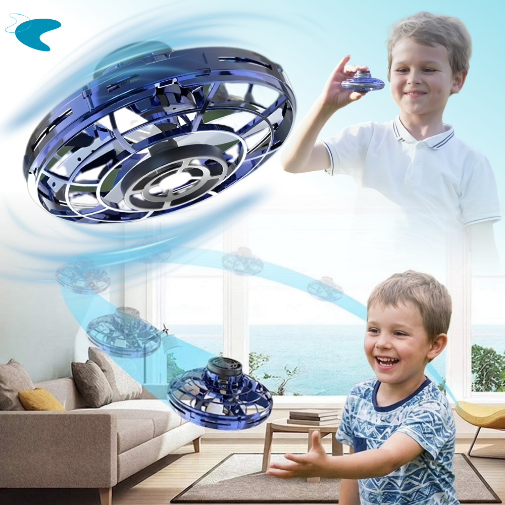 Lanza el divertido mini dron giratorio UFO - Ozerty