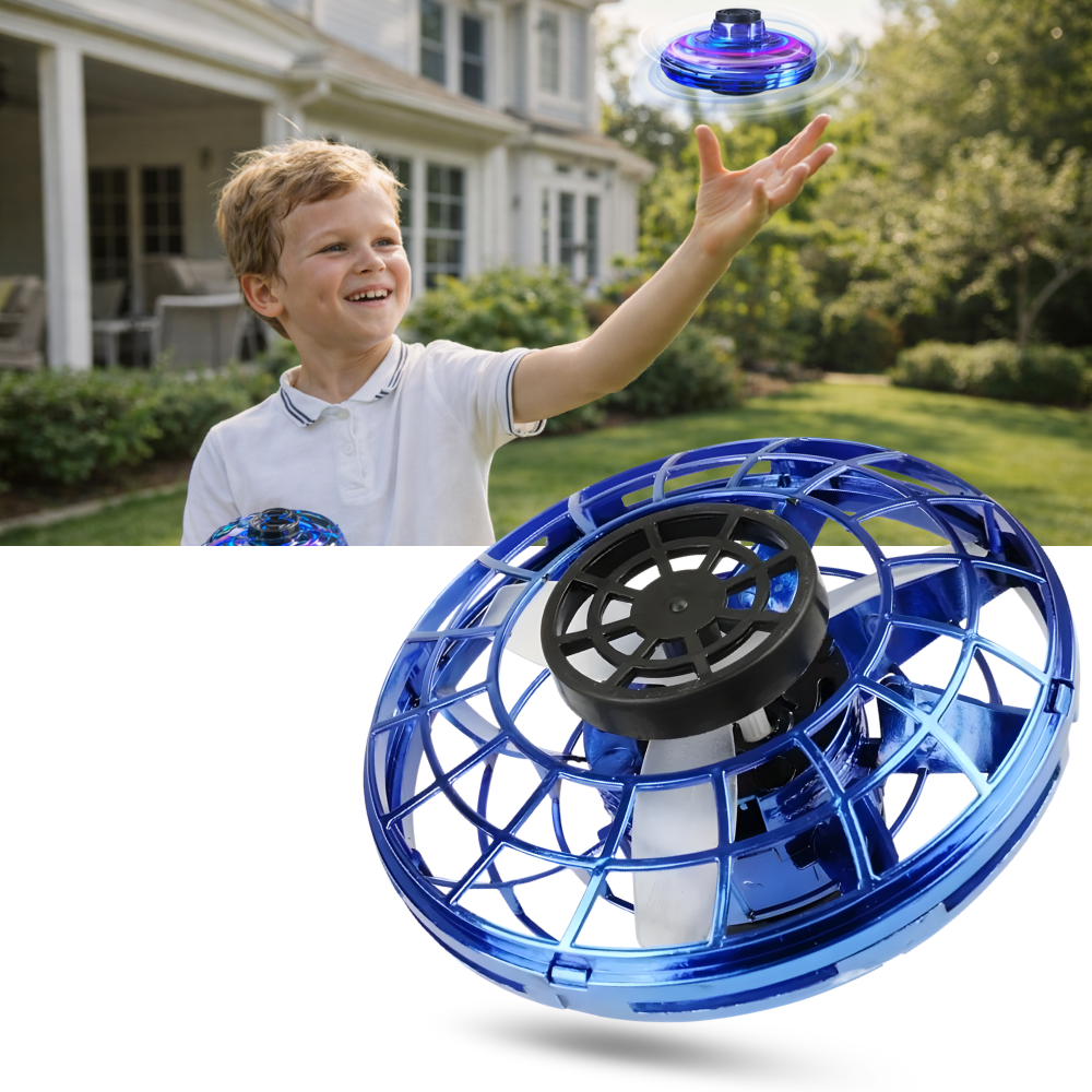 Lanza el divertido mini dron giratorio UFO - Ozerty