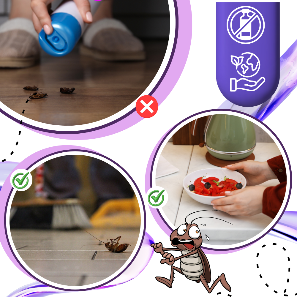 Perlas repelentes de cucarachas con extracto de lavanda - Ozerty