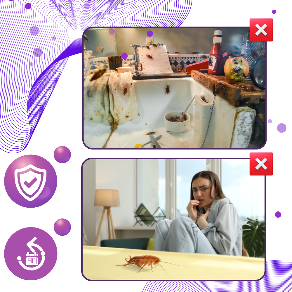 Perlas repelentes de cucarachas con extracto de lavanda - Ozerty