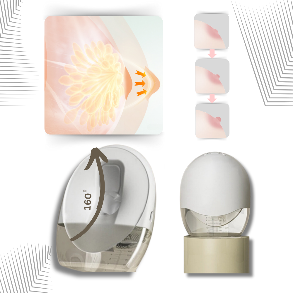 Sacaleches automático y antigoteo
- Ozerty